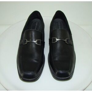 Bostonian Kohrman Mason MENS BLACK LEATHER Loafers Shoes Size 13M   C117